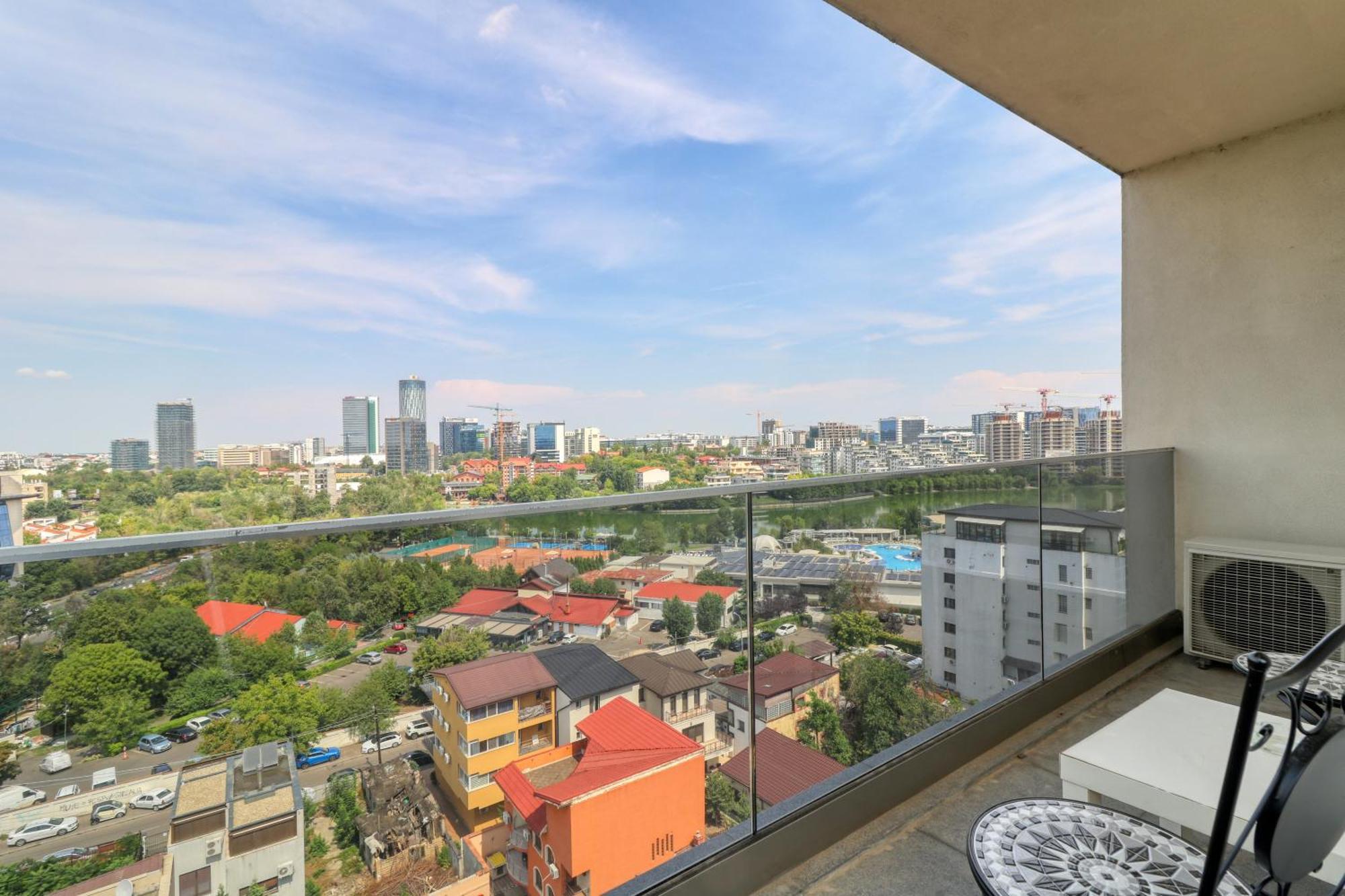 Penthouse Floreasca Bucarest Exterior foto