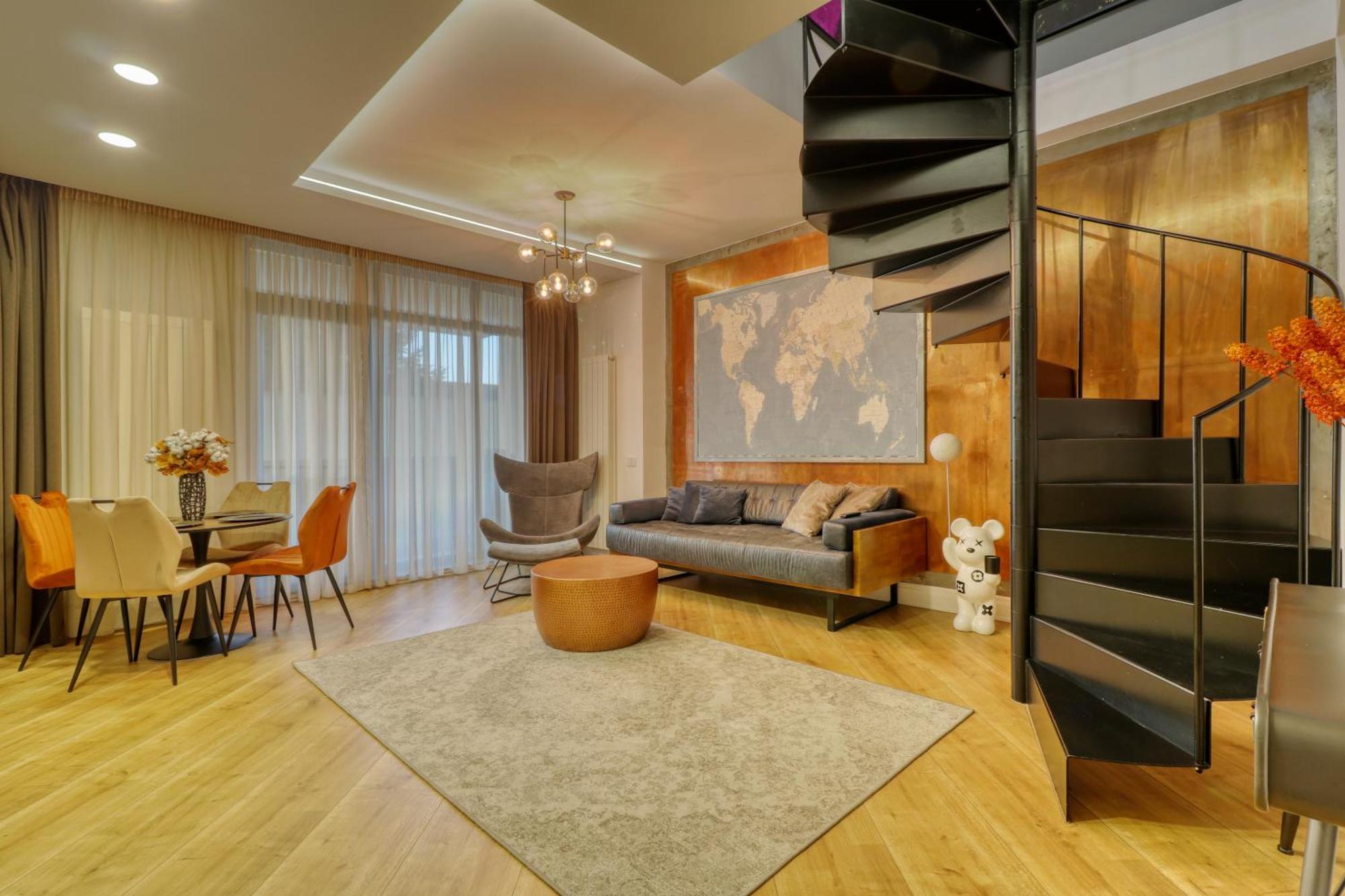 Penthouse Floreasca Bucarest Exterior foto