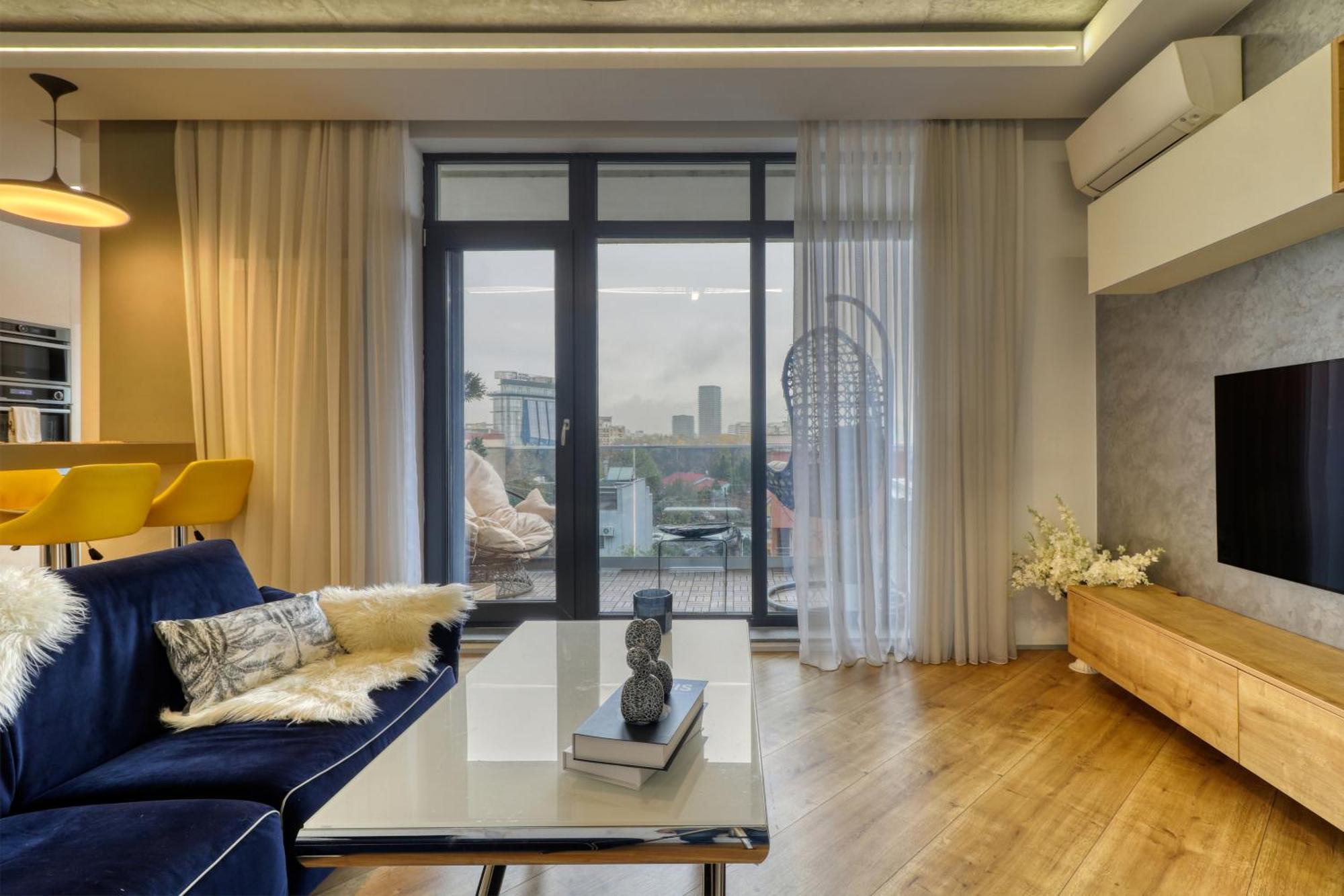 Penthouse Floreasca Bucarest Exterior foto